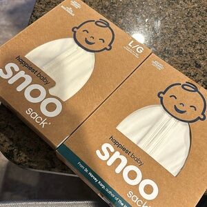 Two NEW Snoo Sleep Sacks Size Large organic